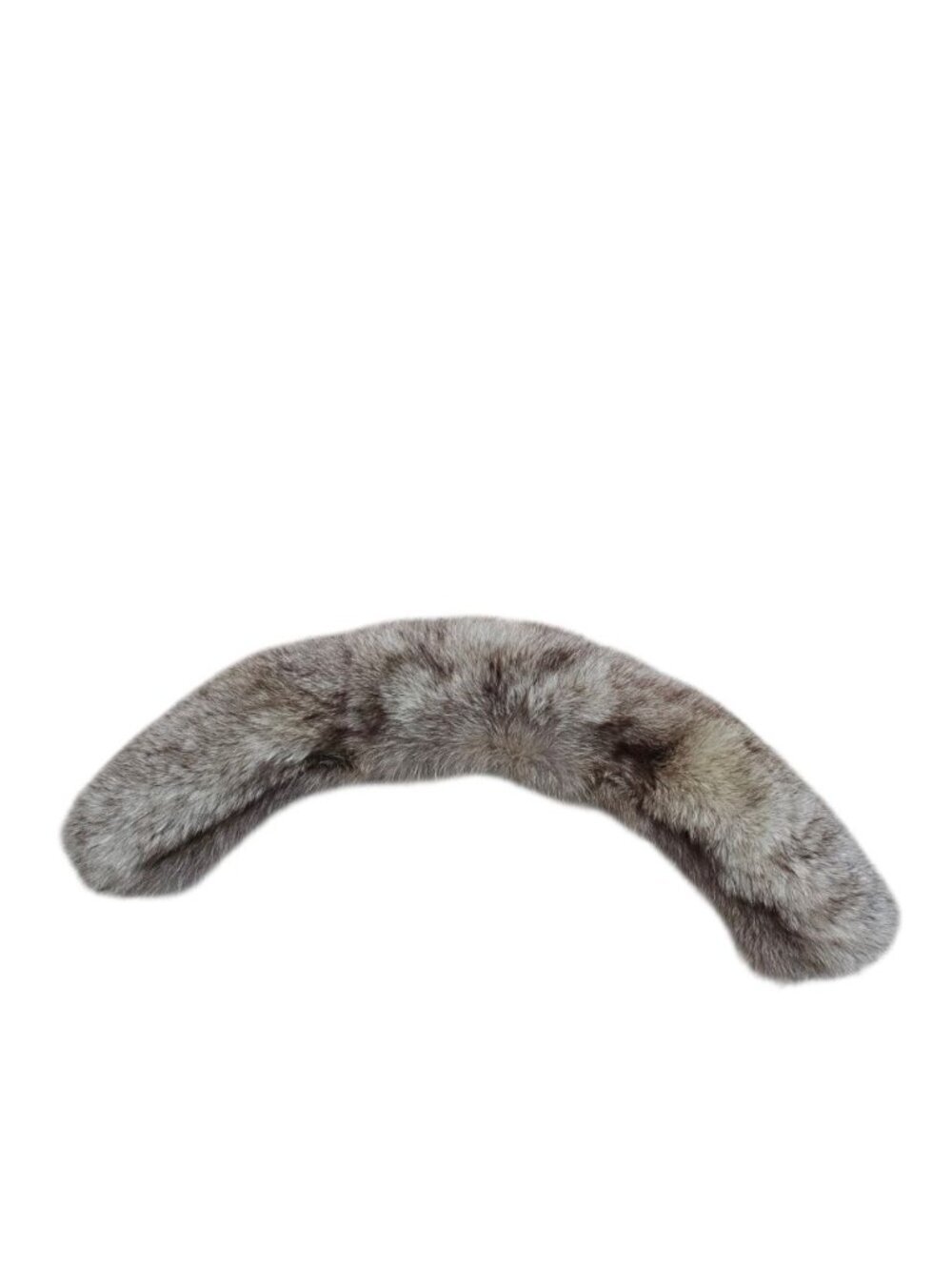 Vintage Womens 32" Collar Silver Fox Fur Stole Frost Statement Quiet Luxury Rare - Picture 2 of 7